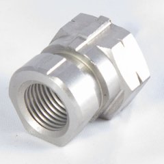 H663-31CN-V3 фитинг мама под крепление скобой, без вставки - VAG, M10 x 1.00 Metric, нерж. сталь