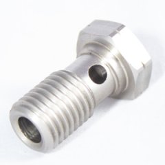 H160-12C-35C банджо болт короткий, M12 x 1.50 Metric, нержавеющая сталь