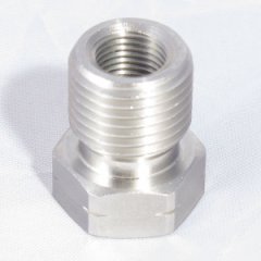 H665-32CN фитинг мама внутренняя М10х1,25, внешняя М16 х 1.5, M10 x 1.25 x 1.5, нержавеющая сталь