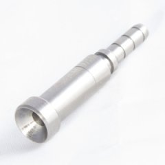 H610 короткая вогнутая вставка, длина 33мм, нержавеющая сталь